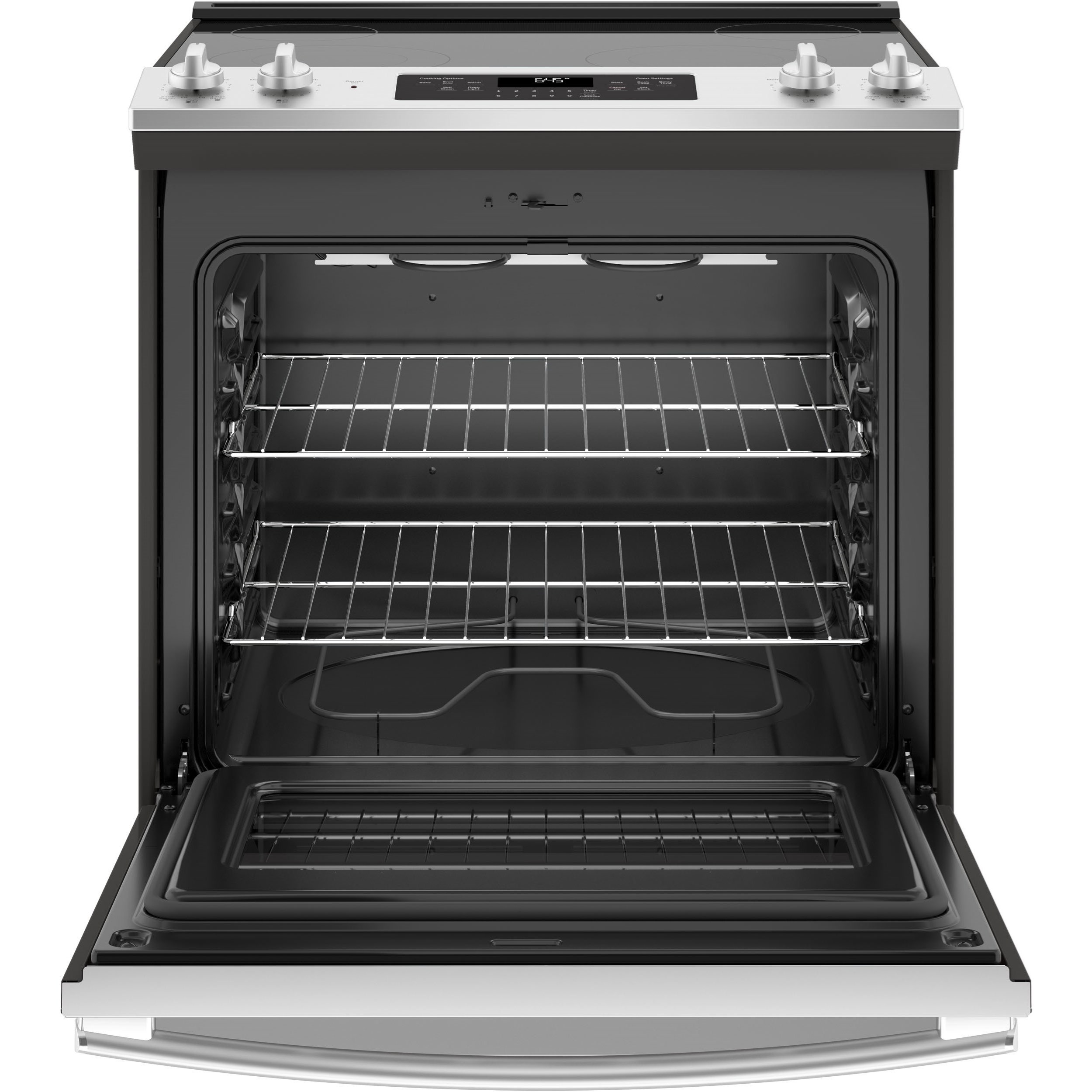 GE Appliances JS645SLSS 30" 5.3 Cu. Ft. SlideIn Electric Range